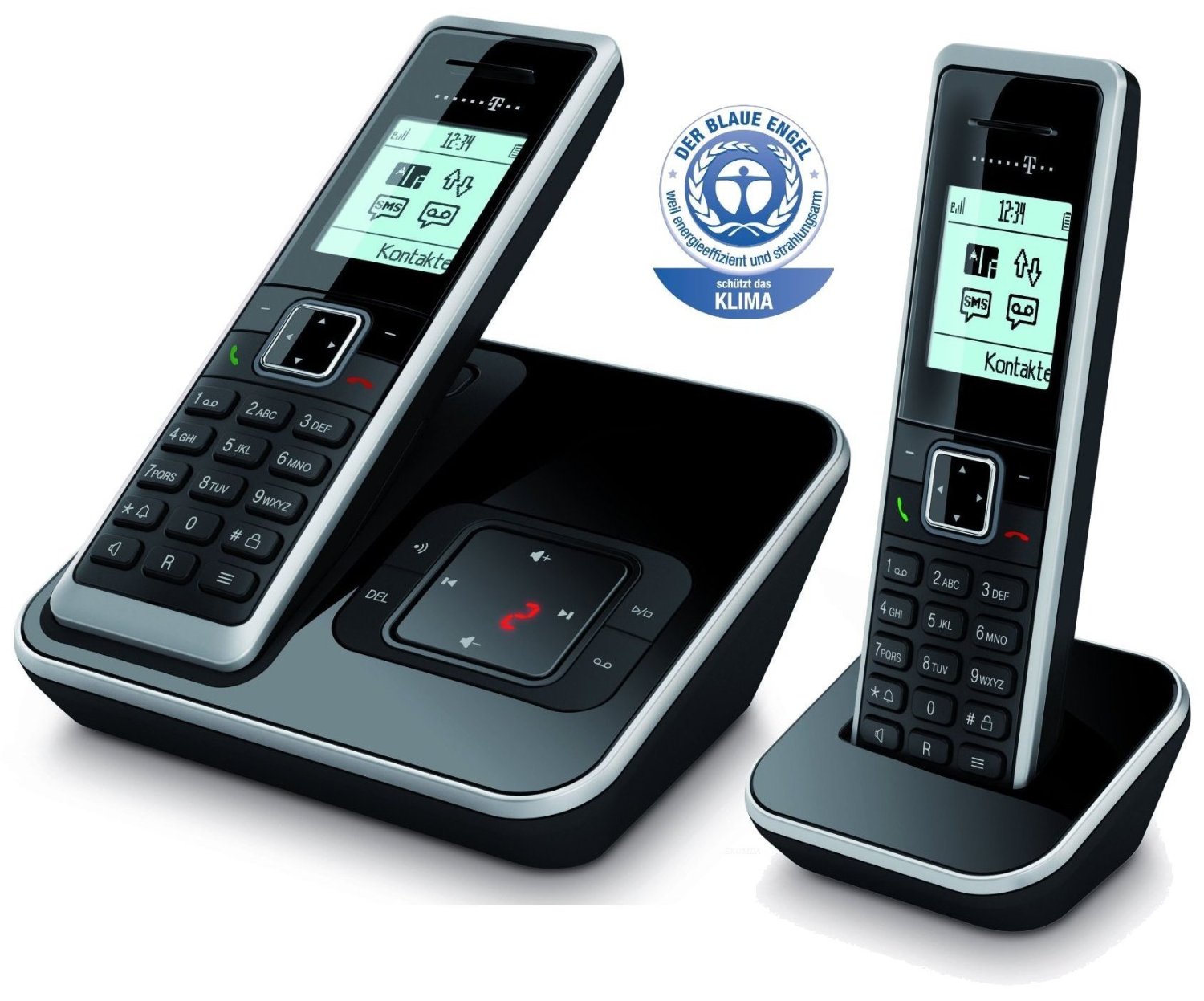 Telekom Sinus A205 Comfort Dect Telefon Mit Anrufbeantworter Telekom SINUS A405 Schwarz Schnurlos Telefon Anrufbeantworter